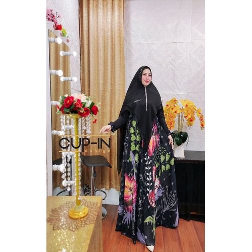 GAMIS SET SYARI EDELWEIS CUP IN