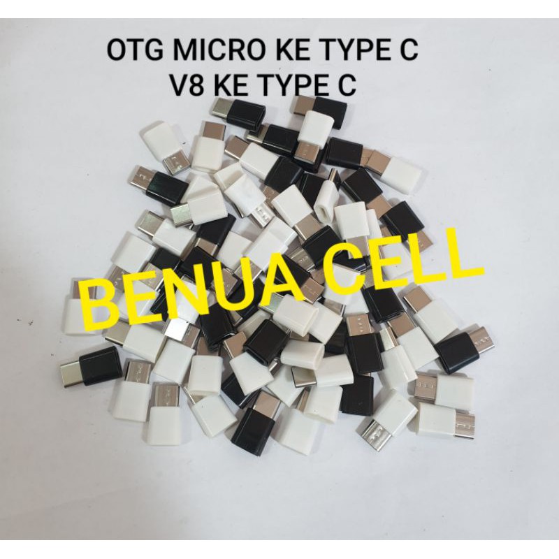 OTG V8 TO TYPE C - SAMBUNGAN OTG MICRO KE TYPE C