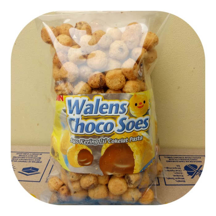

INSTANT-CAMILAN- SNACK WALENS CHOCO SOES 200 GRAM FREE BUBBLE WARP / CHOCO SOES/ WALENS - COKLAT