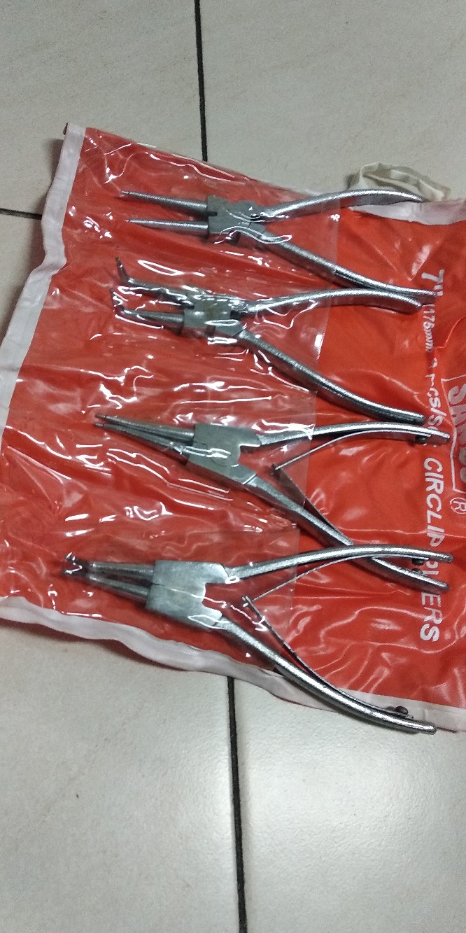 Tang Snapring 7 4pcs/set Snap Ring Circlip Pliers 175mm Sands