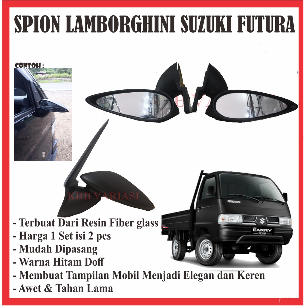 SPION LAMBORGHINI MOBIL SUZUKI CARRY FUTURA PICK UP / Spion LAMBO FUTURA Carry / Spion Carry FUTURA 