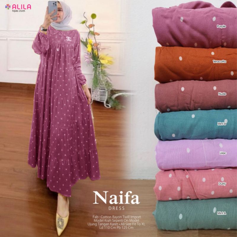 NAIFA DRESS ORI BERLABEL ALILA
