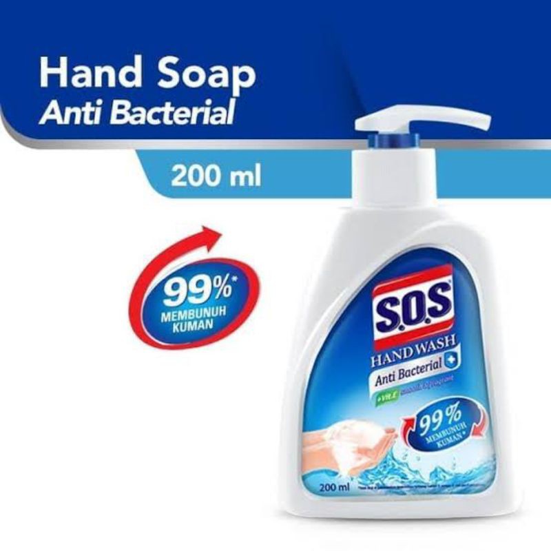 SOS Hand Soap 200ml Pump