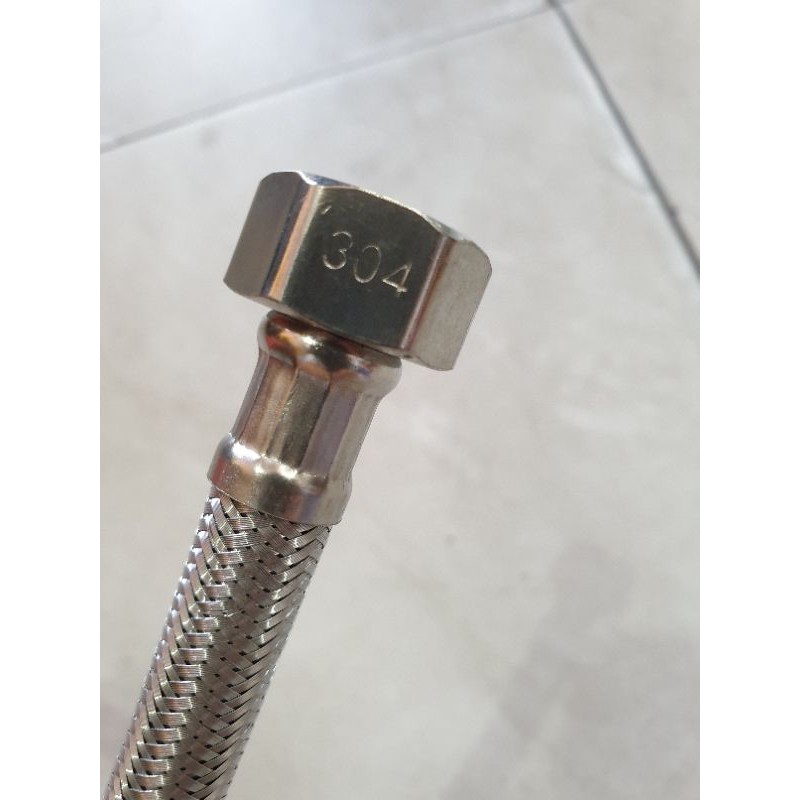 selang fleksibel 100cm stainless 304 PROMO TERMURAH