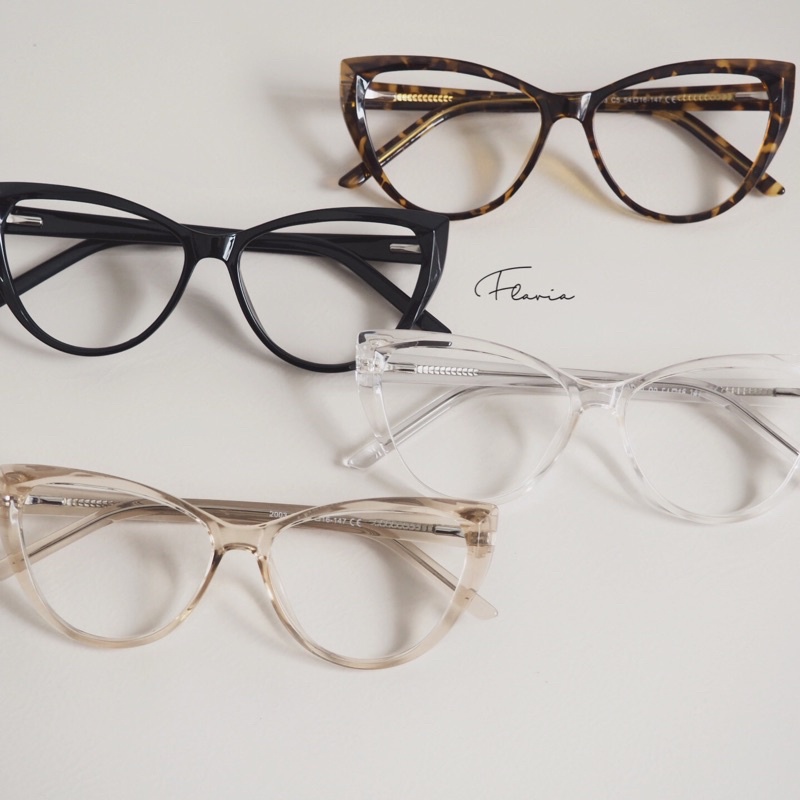 Flavia Eyewear - Kacamata Mercy (custom minus, photochromic, blueray, bluechromic dan photobrown)
