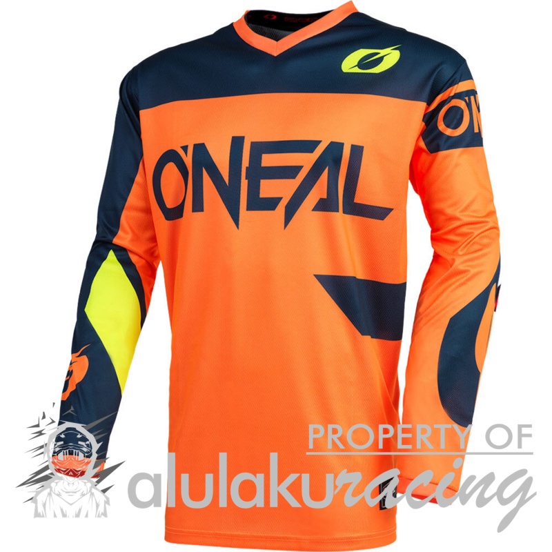 Jersey with Pants Oneal 2021 Element Racewear Orange Blue - ON003