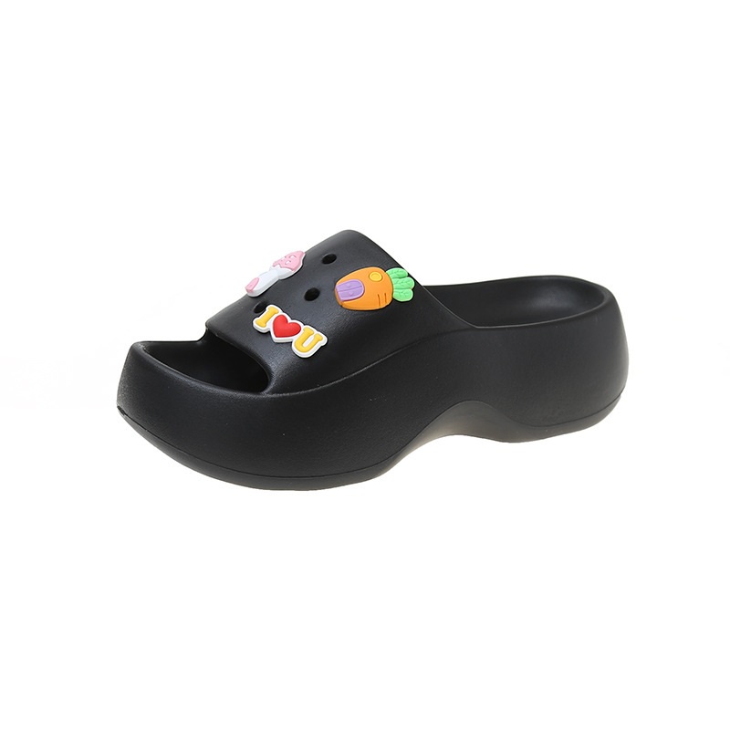 LUMMYSHOP SANDALS WANITA EV FUJI SANDALS IMPORT PREMIUM ( untuk variasi jibbitz / aksesories nya harap tulis note di kolom pesanan )