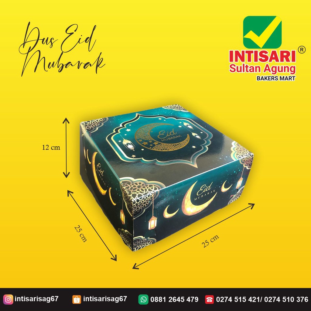 

Dus Eid Mubarak 25x25cm