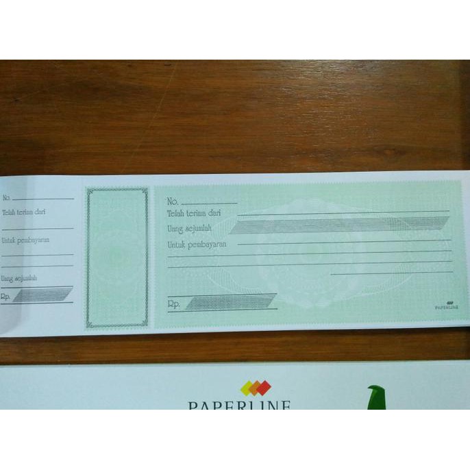 

Buku Kwitansi Kecil Paperline Isi 40 Lembar Size: 21.5X7.5CM TERPERCAYA