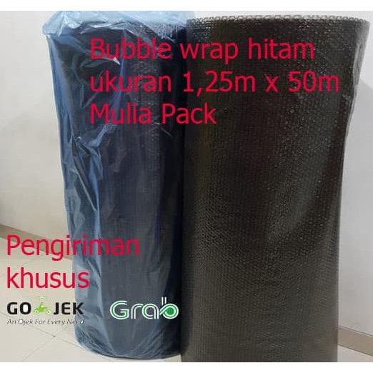 

Bubble Wrap Hitam Ukuran 1,25M X 50M 1 Roll Mulia Pack Genggameratjyky