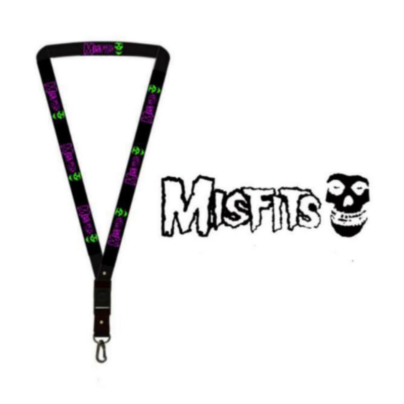 

TALI LANYARD GANTUNGAN MISFITS | KUNCI | BAND | LOGO | ID CARD | HP | FLASHDISK | KARTU NAMA