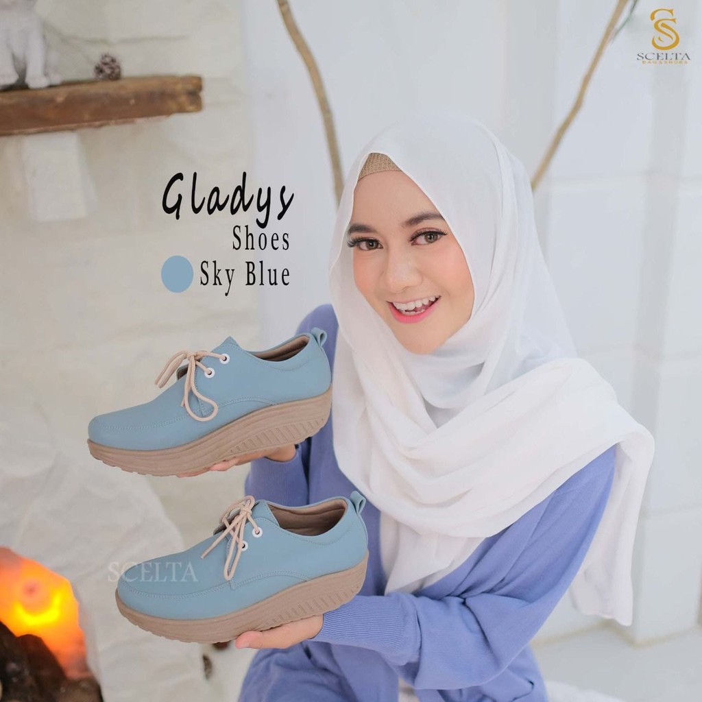 Sepatu Perempuan / Sepatu Sneakers Tali Famela Shoes by Scelta
