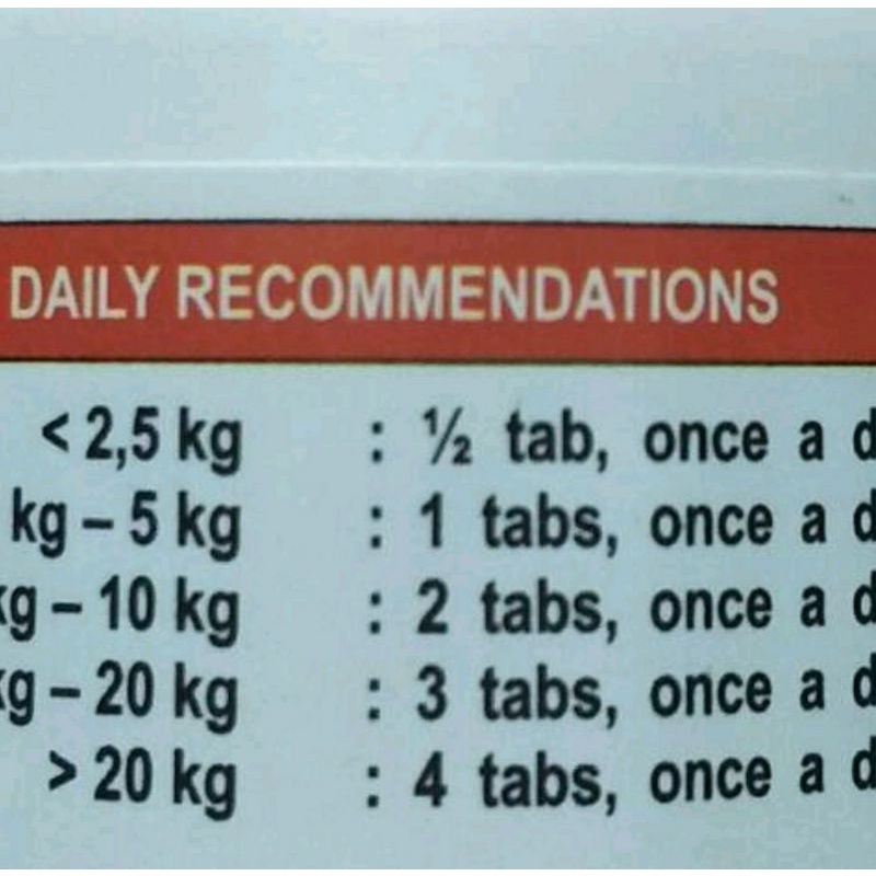 CONDITIONING 200 TABLETS ORI / raid all / vitamin untuk kucing dan anjing / B COMPLEX CALSIUM