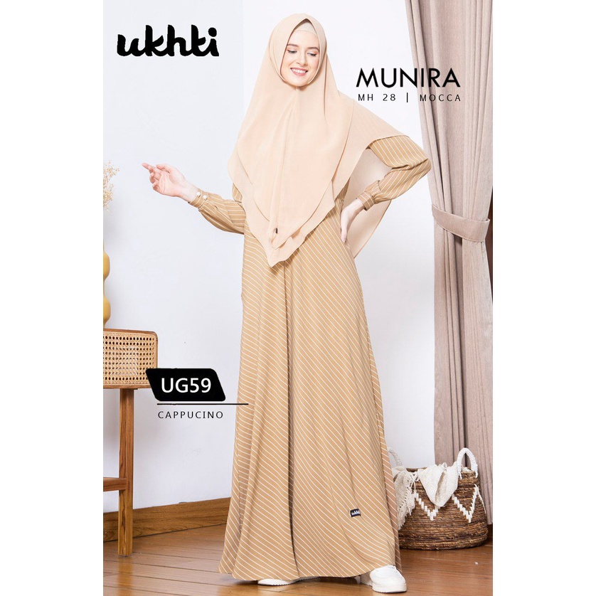 Gamis_katun_garis-garis_Munira_UG59