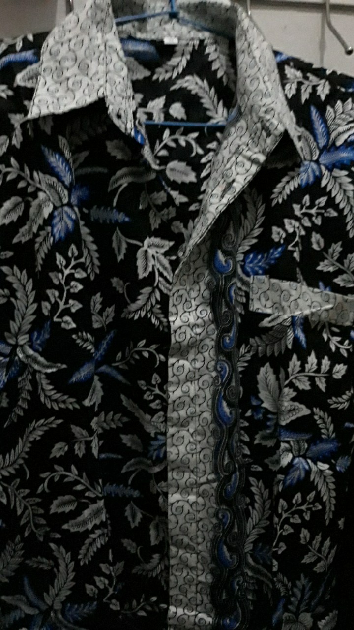 Kemeja Batik Modern  Kemeja Batik Keren  Kemeja Batik Pria Kemeja Batik Kantor Fin08 - Warung_batikj