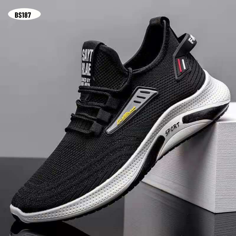 [IMPORT] BS187 - SEPATU SPORT PRIA WANITA MESH BREATHABLE IMPORT - FREE BOX - 76BAGSTORE