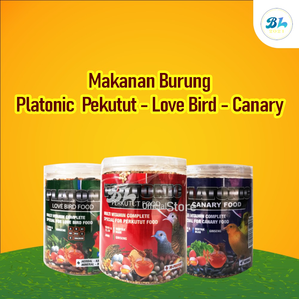Makanan Burung Platonic- Canary-Perkutut- Love Bird
