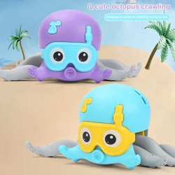 Mainan Bath Toy Move Sprayed Crawling Octopus Squid bisa jalan