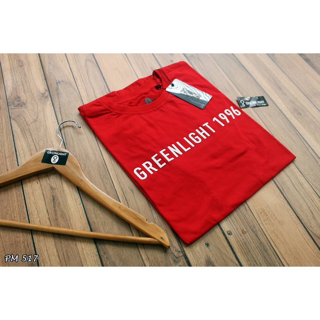 Kaos Greenlight ORI merah 1996