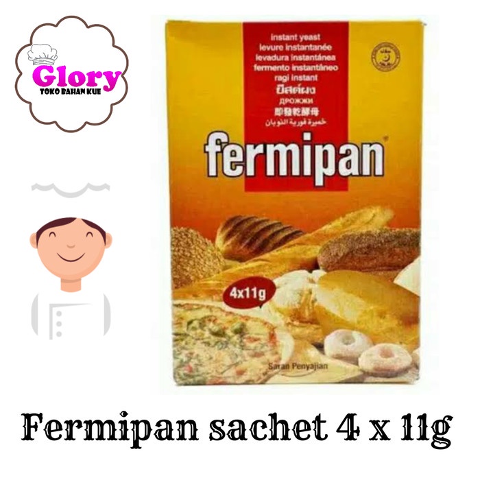 

ds20111w Fermipan Sachet Ragi Instant 4 X 11 Gr Xz20X1Z11