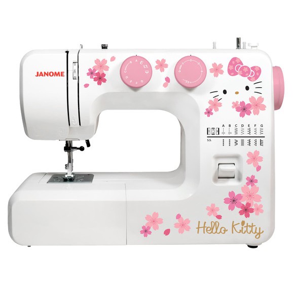 Mesin Jahit JANOME Hello Kitty NS 322P Portable Multifungsi