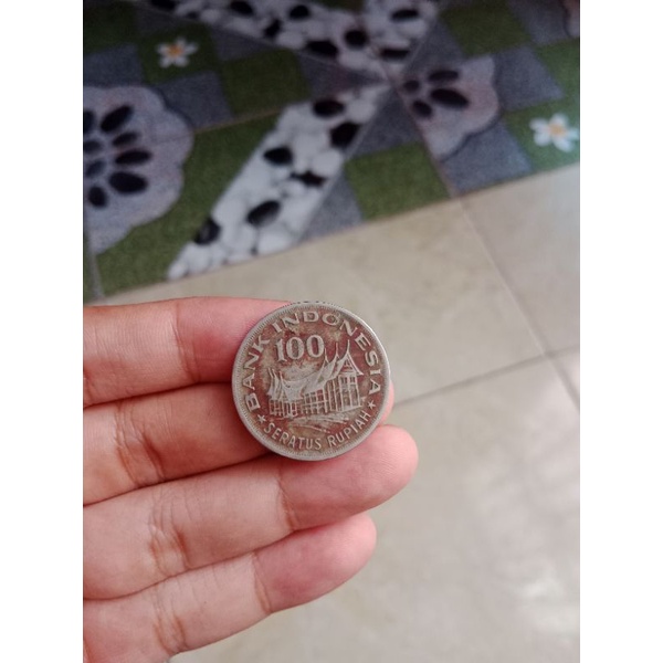 Uang Logam Original 100 Perak Tahun 1978