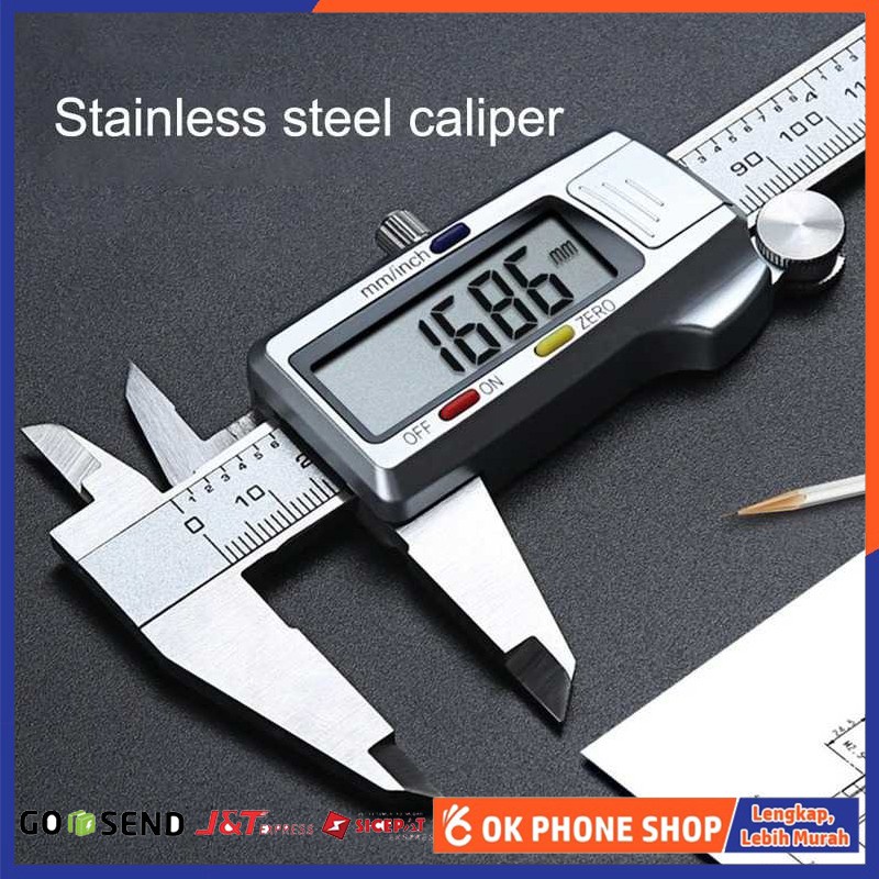 GS8 Jangka Sorong Kaliper Sigmat Digital Stainless Steel 150mm Urijk YXB