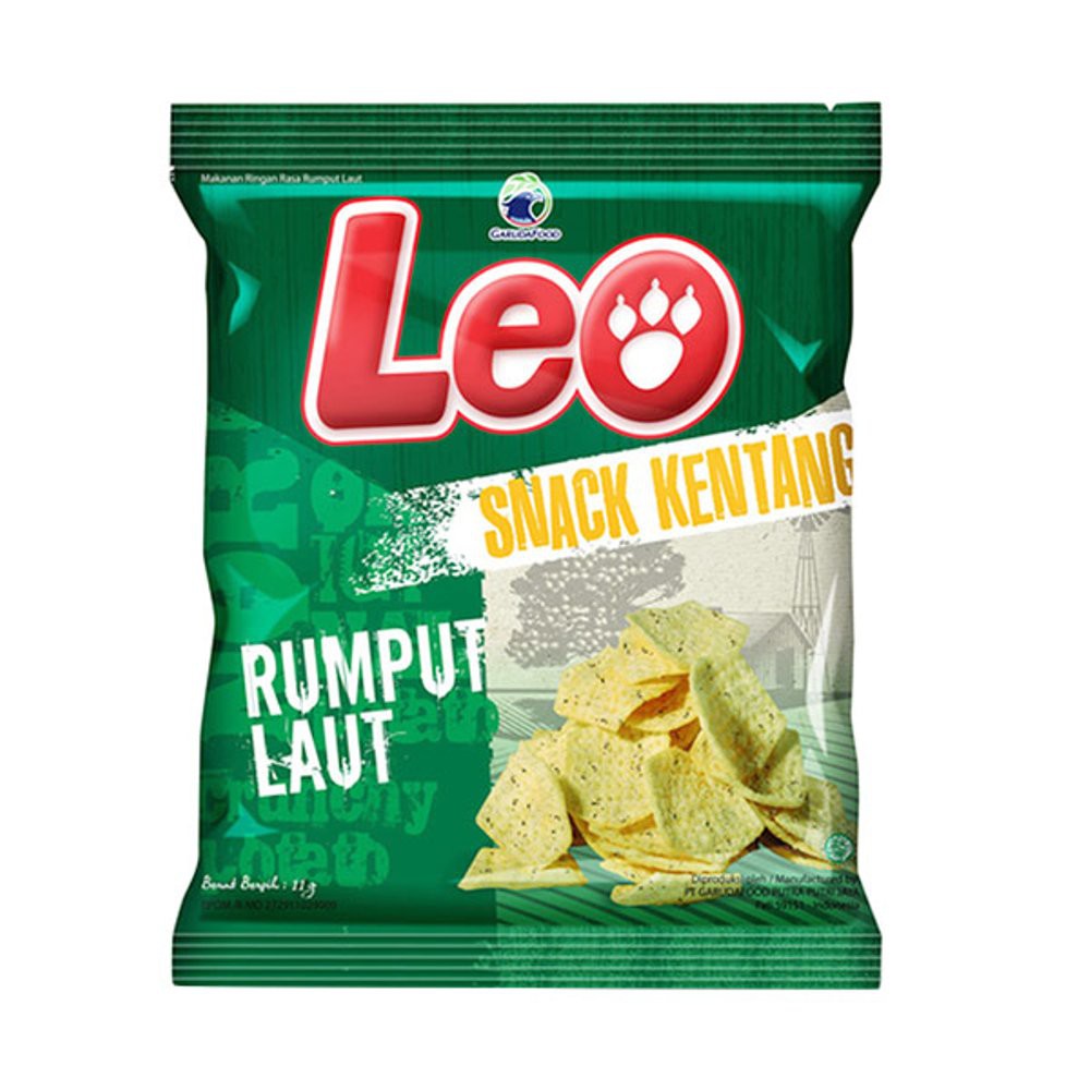 

Leo Kripik Kentang Rumput Laut 80 gr