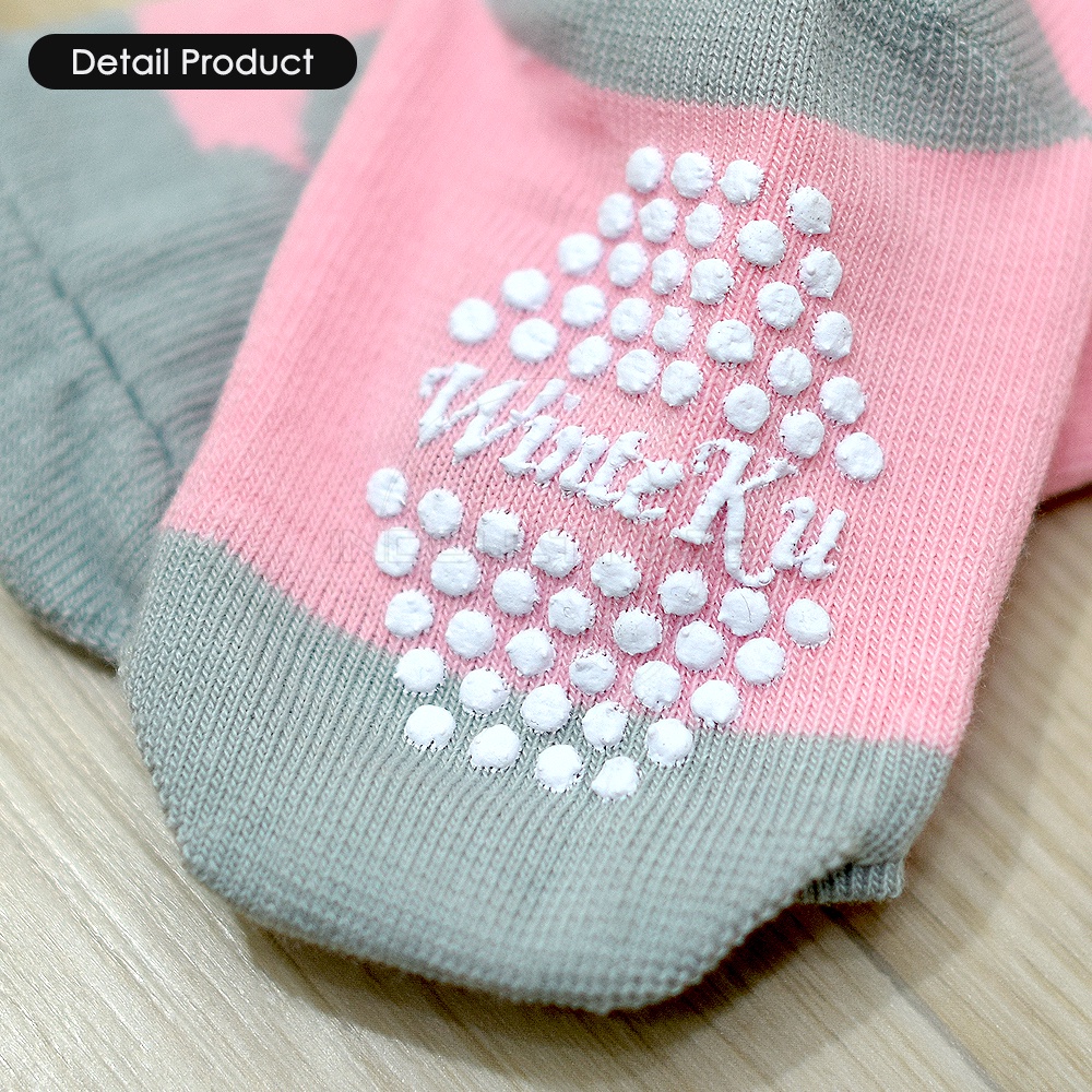 3in1 Kaos Kaki Bayi Newborn 6-12 Bulan ANTI SLIP Kaos Kaki Bayi BY-5305-FC Kaos Kaki Motif Kaos Kaki Karakter Baby Sock Sarung kaki Bayi Perempuan Laki-Laki Pelindung Kaki Bayi Penghangat kaki bayi Aksesoris Sepatu bayi