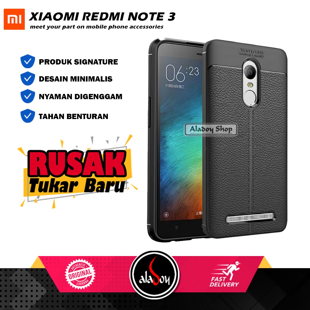 Case XIAOMI REDMI NOTE 4 / NOTE 4X Ultra Slim Auto Focus Leather Premium Softcase Casing HP