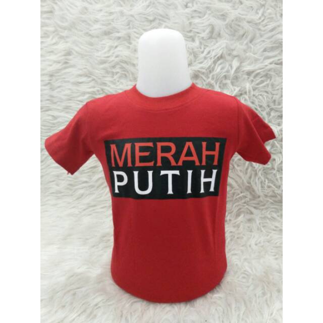 Kaos anak merah putih