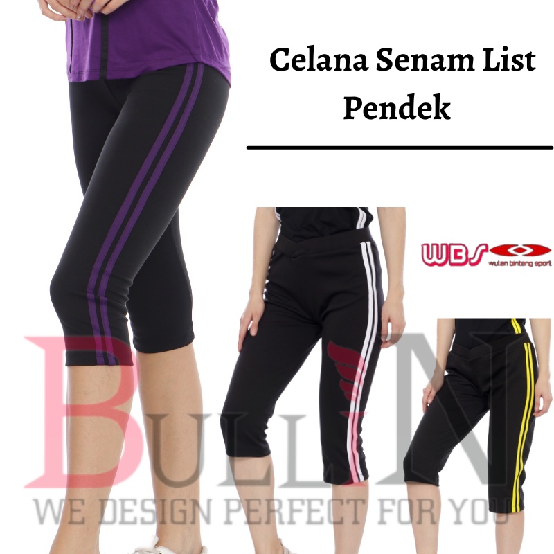 Celana senam bawahan / celana senam wanita pendek / celana senam wanita 3/4