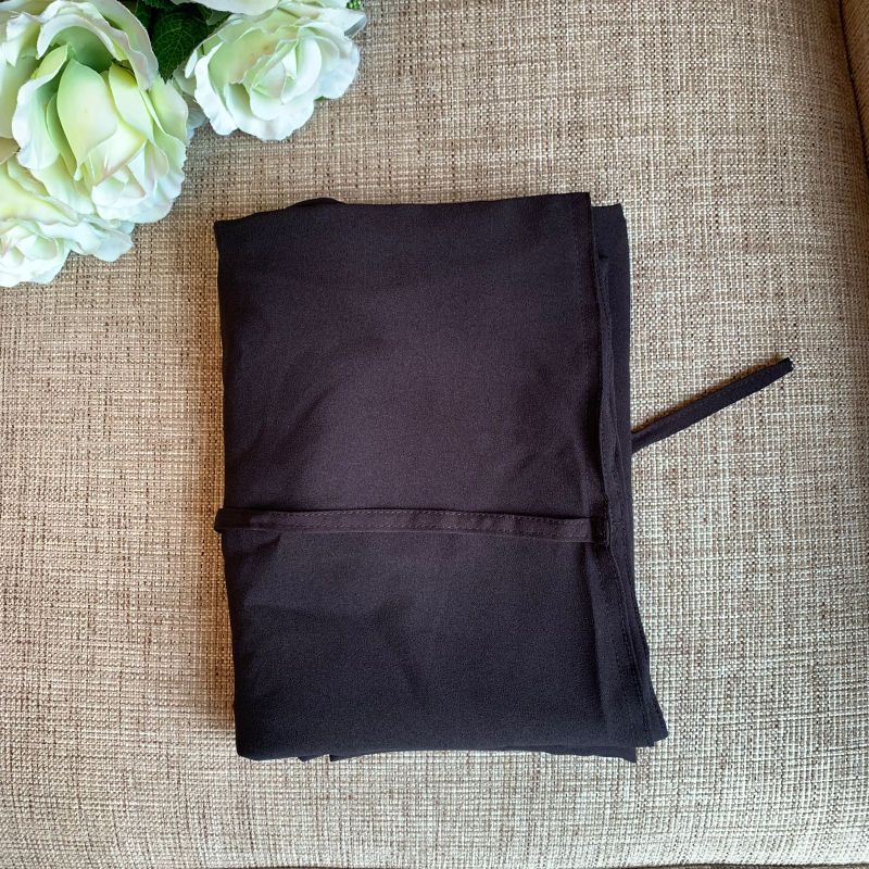 BERGO MARYAM DIAMOND |  | BERGO JUMBO | BERGO POLOS | HIJAB INSTAN | BERGO INSTAN | ORI|AZZURA-Hitam