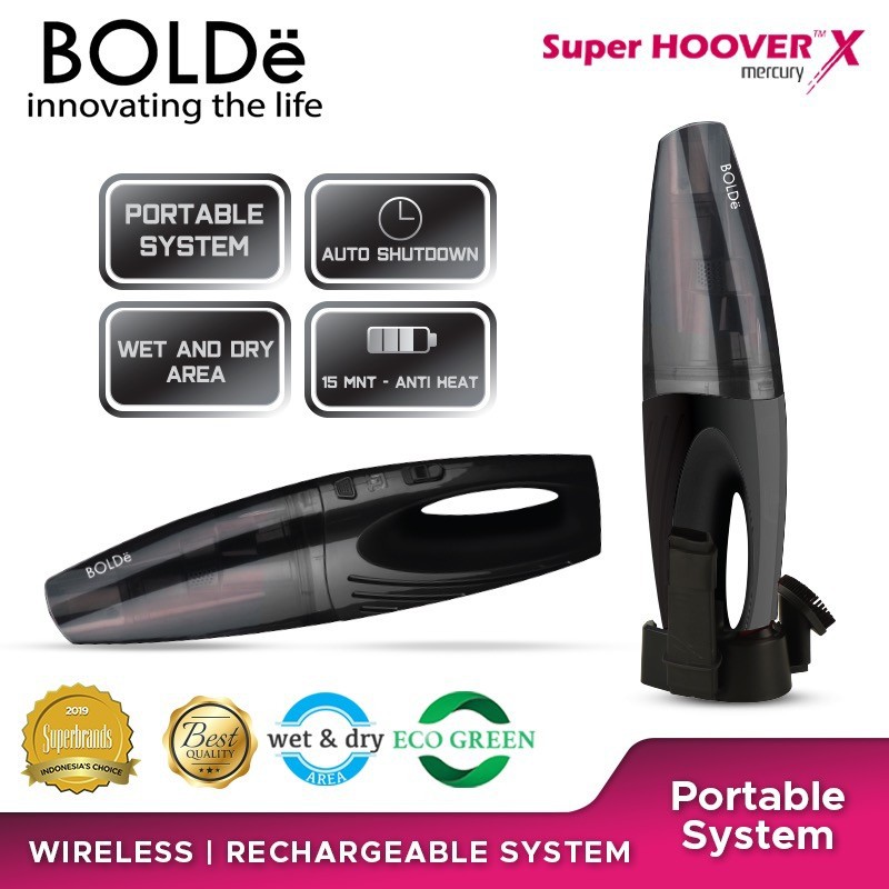 Vacum  Cordless Super HOOVER X Mercury Original BOLDe ( Tanpa kabel )