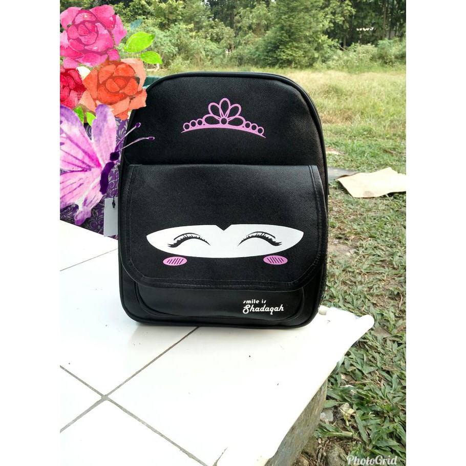 Promo Tas Muslimah Tas Niqob Backpack Muslimah