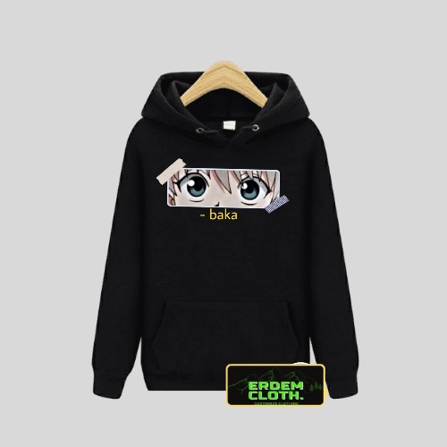 Jaket Hoodie Sweater Anak Laki Laki Anime Killua Hunter x Hunter Umur 2-12 Tahun