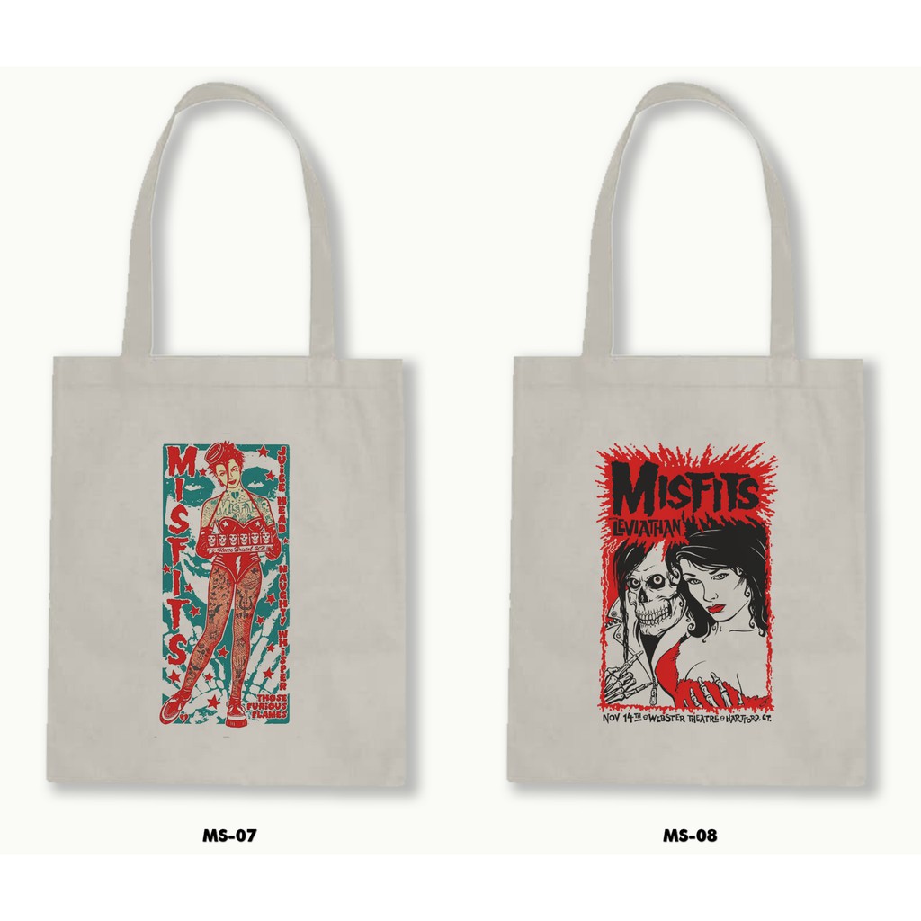 TOTE BAG BLACU - MISFITS