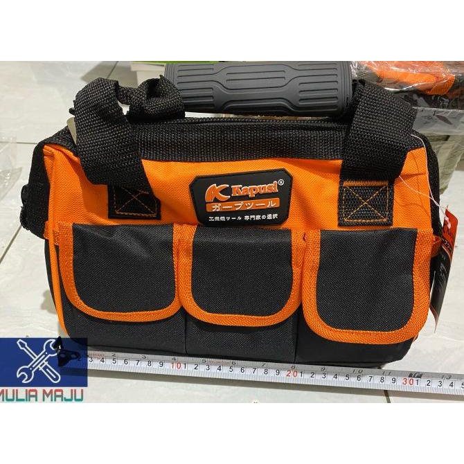 

TOOLS BAG KAPUSI / TAS PERALATAN ALAT TUKANG 13inch kapusi