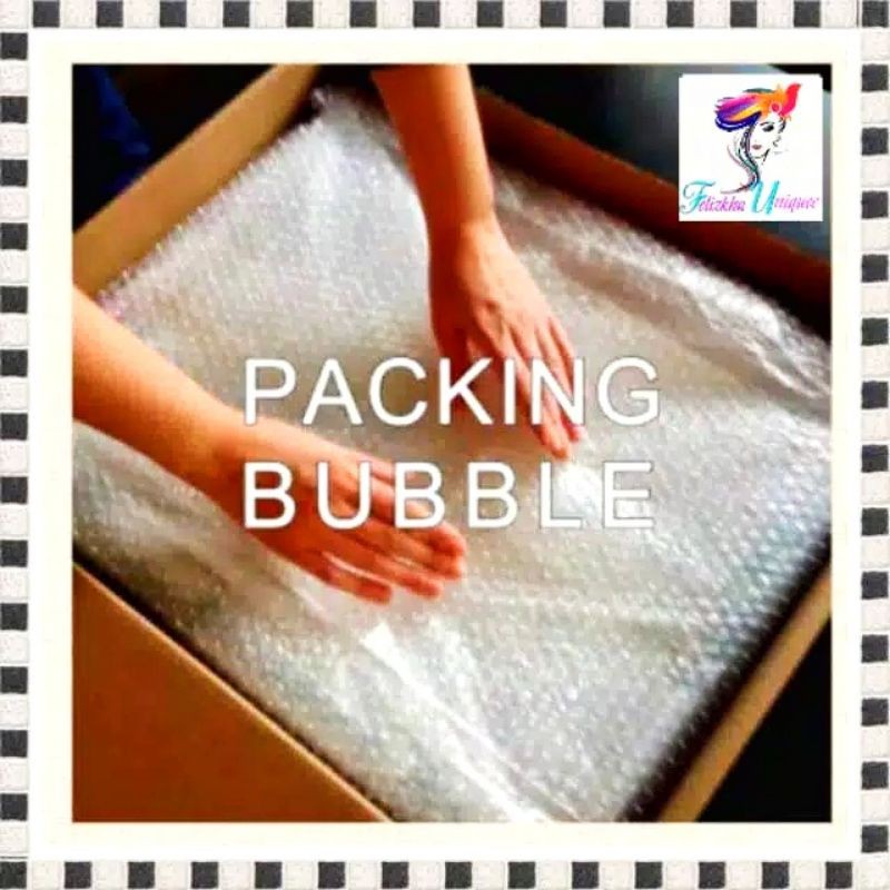 

Felizkha Uniquee - EXTRA BUBBLE / BUBBLE WRAP / PACKING TAMBAHAN KEAMANAN