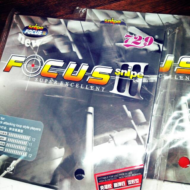 Karet Tenis Meja 729 Focus III
