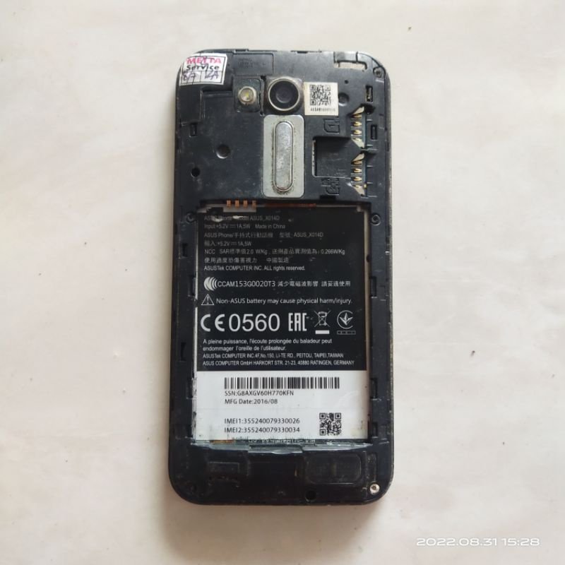 mesin Asus Zenfone Go X014D