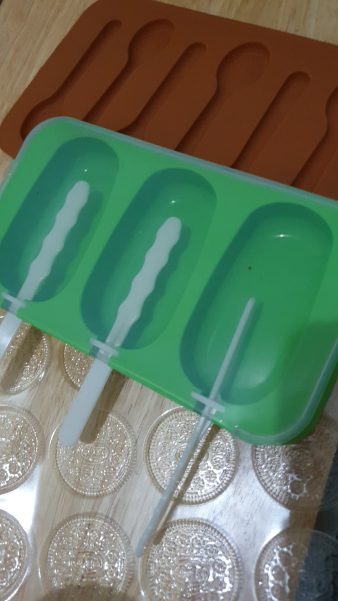 Cetakan Silikon Coklat Puding Spoon 6 Cav