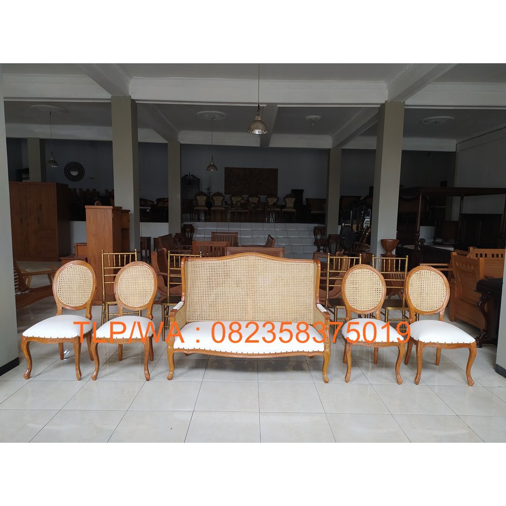 Set Kursi Pelaminan Rotan, Kursi Pelaminan Rotan Murah, Sofa Pengantin Rotan Jepara