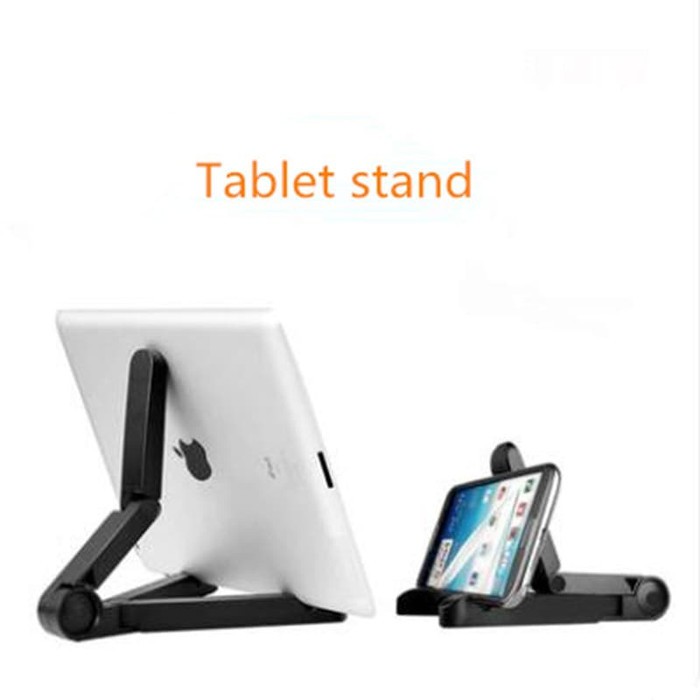 STAND TAB LIPAT V FOLDABLE HOLDER penyangga TABLET HP IPAD BUKU PIAGAM