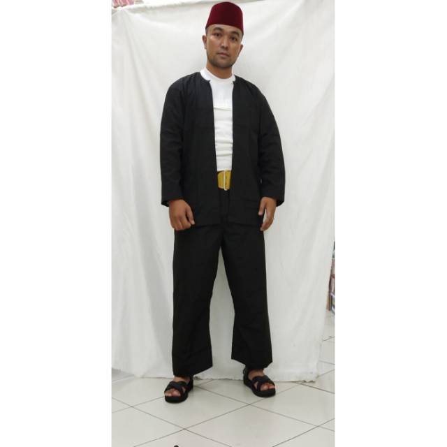 Baju silat betawi stelan pangsi betawi