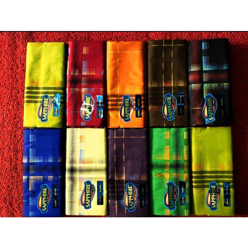 sarung sapphire motif milenial