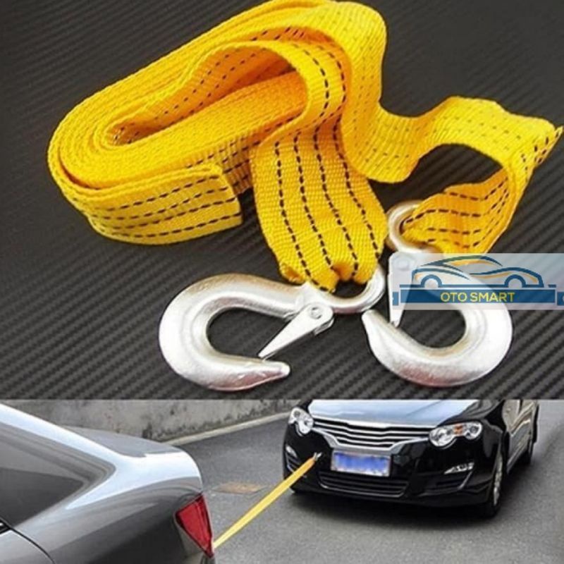 Tali Derek Mobil Towing Emergency Car Tow Rope 3 Meter 3 ton