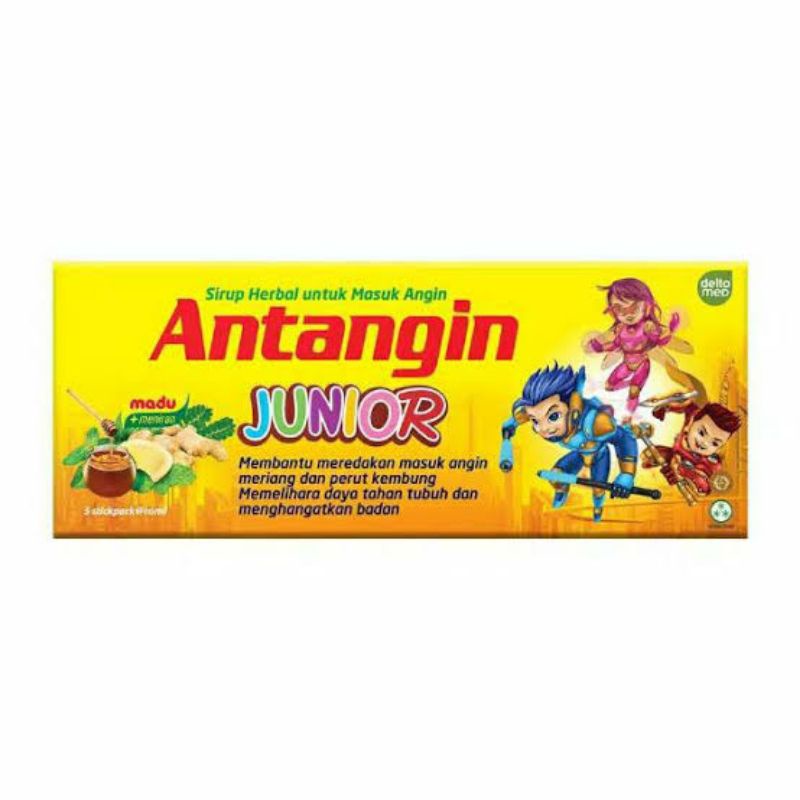 Antangin Cair Junior Box / Masuk Angin / Mual / Kembung