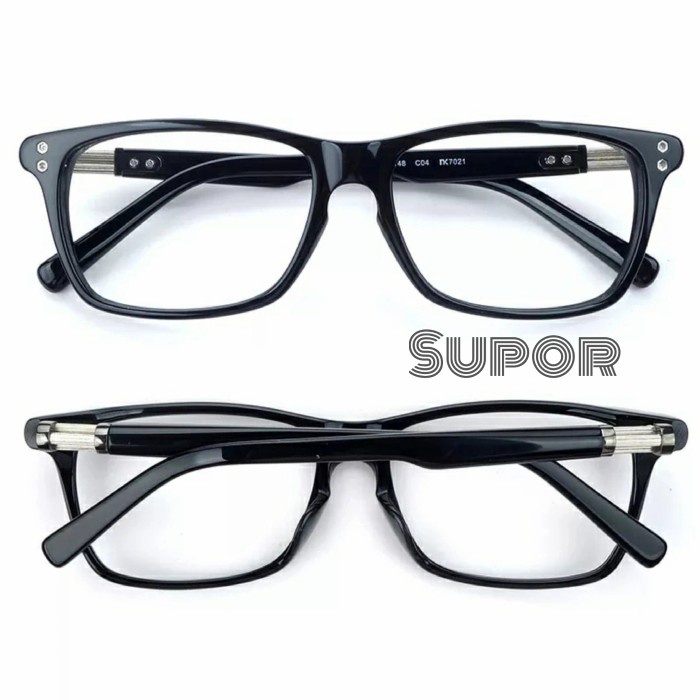 Kacamata Minus Pria - Ff137 Frame Kacamata Minus Pria Macho Original Acetate Lebar Besar