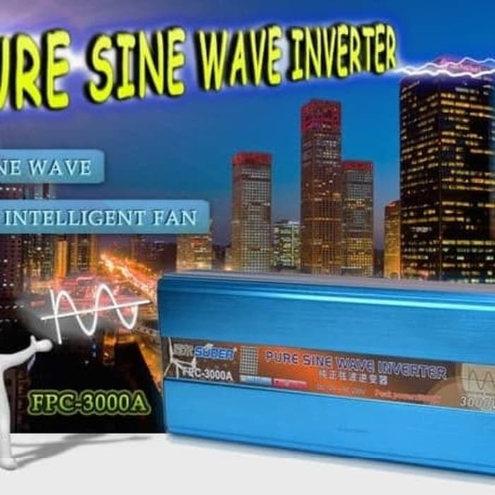 SUOER PURE SINE WAVE INVERTER SINUS MURNI 3000WATT 12VOLT FPC 3000